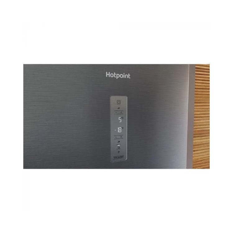 Hotpoint 367 Litre 60/40 Freestanding Fridge Freezer - Stainless Steel