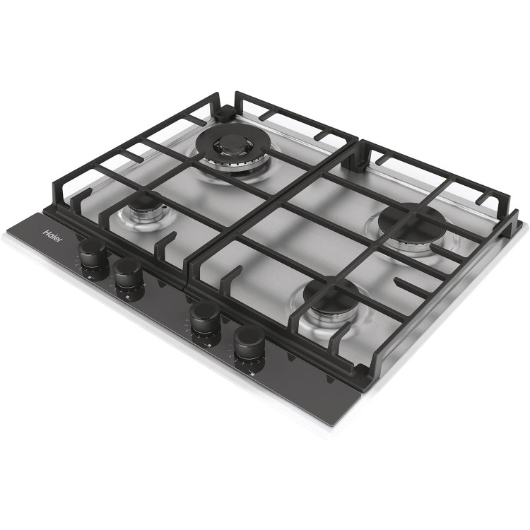 Haier 60cm 4 Burner Gas Hob - Stainless Steel