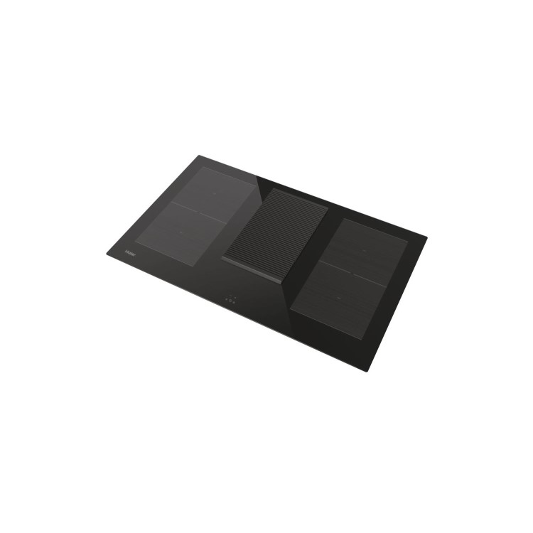 Refurbished Haier Series 6 HAIH8IFMCF 83cm Venting Induction Hob Black