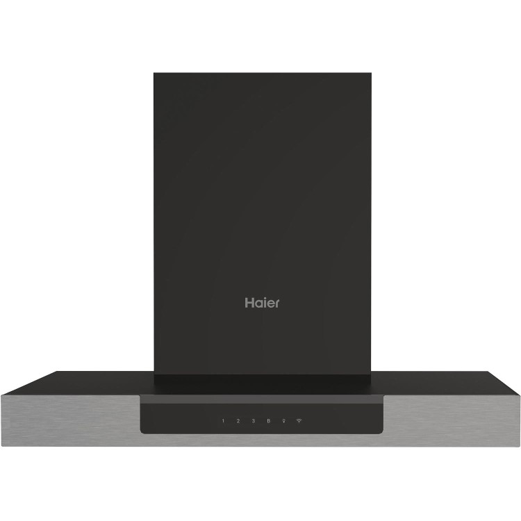 Refurbished Haier HATS6DS2XWIFI 60cm Slimline Chimney Cooker Hood Black