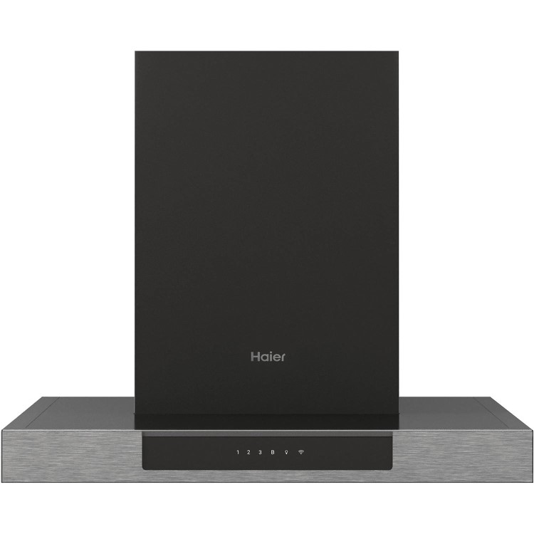 Refurbished Haier HATS6DS2XWIFI 60cm Slimline Chimney Cooker Hood Black