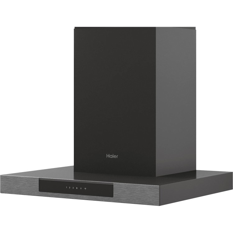 Refurbished Haier HATS6DS2XWIFI 60cm Slimline Chimney Cooker Hood Black