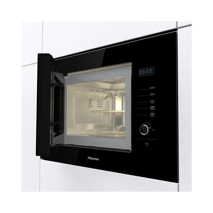 Refurbished Hisense HB20MOBX5UK Built In 20L 800W Microwave Black