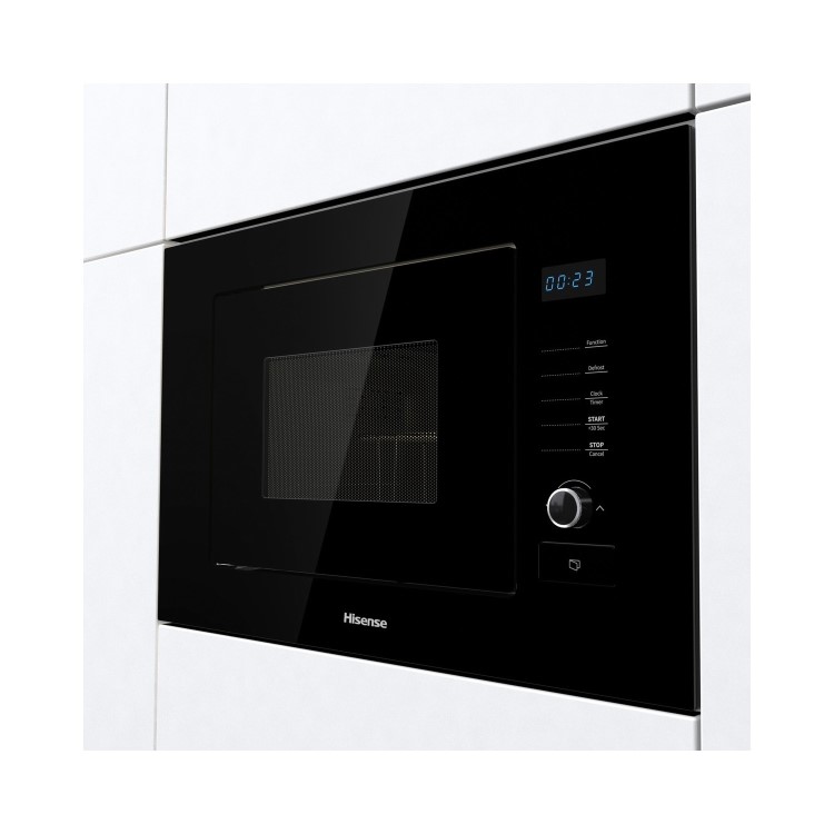 Refurbished Hisense HB20MOBX5UK Built In 20L 800W Microwave Black