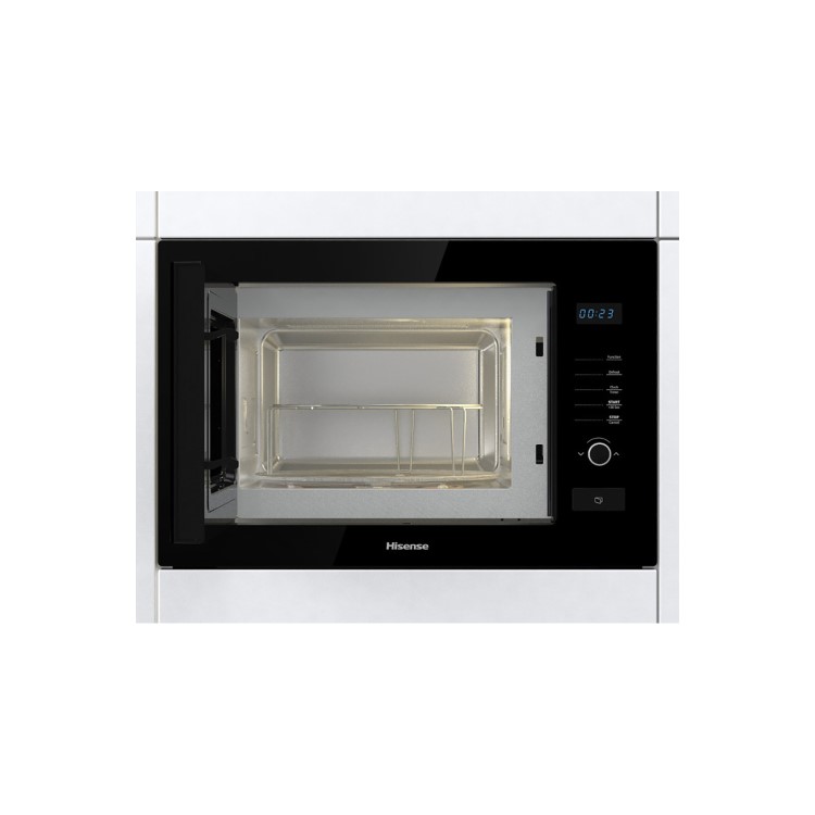 Refurbished Hisense HB25MOBX7GUK Built In 25L 900W Microwave & Grill Black