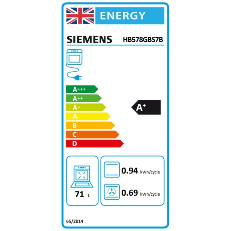 Siemens iQ500 Built-In Electric Single Oven - Stainless Steel