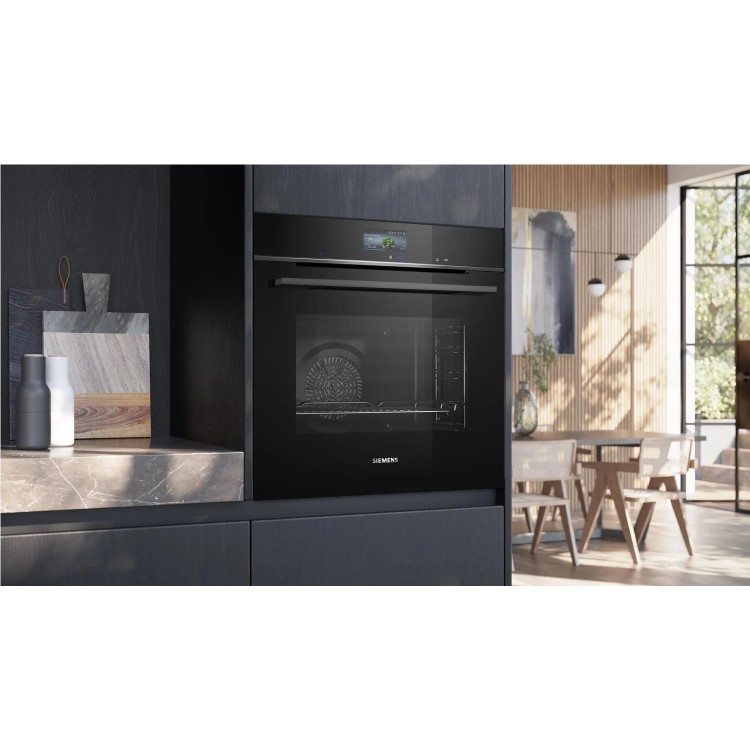 Siemens iQ700 Electric Single Oven - Black