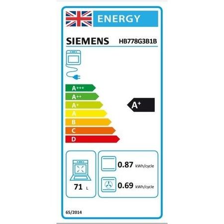 Siemens iQ700 Electric Self Cleaning Single Oven - Stainless Steel