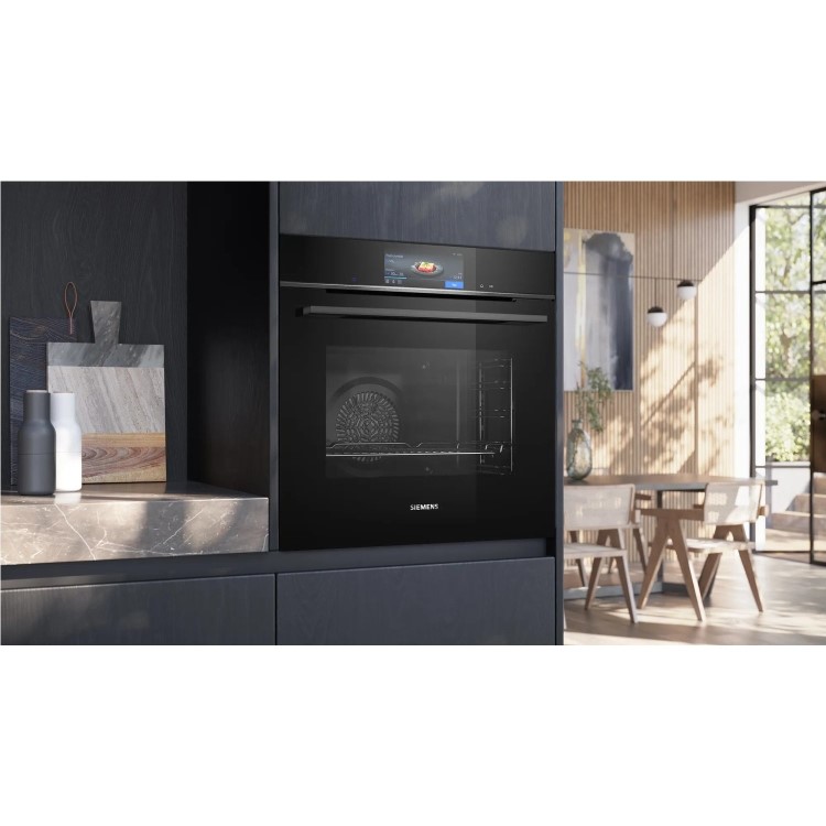 Siemens iQ700 Electric Self Cleaning Single Oven - Stainless Steel