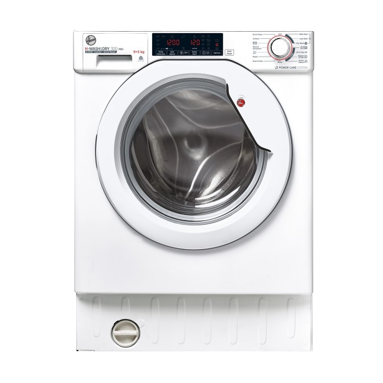 Refurbished Hoover H Wash&Dry 300 Pro HBDOS695TAME-80 Integrated 9/5KG 1600 Spin Washer Dryer White