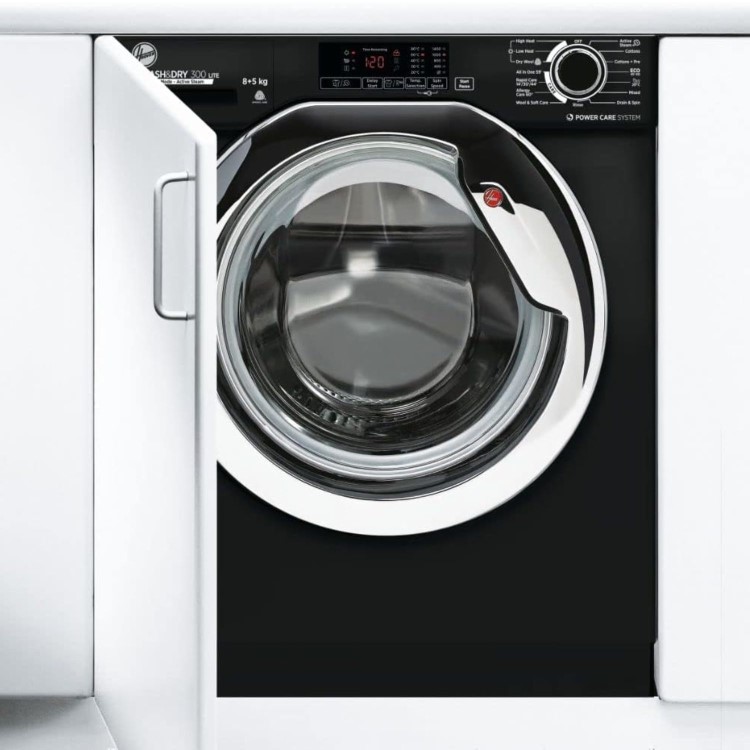 Hoover H-Wash & Dry 300 8kg Wash 5kg Dry 1400rpm Integrated Washer Dryer - Black