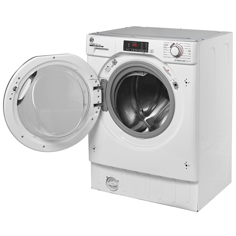 Refurbished Hoover H-Wash 300 Lite HBDS485D1ACE-80 Integrated 8/5KG 1400 Spin Washer Dryer White