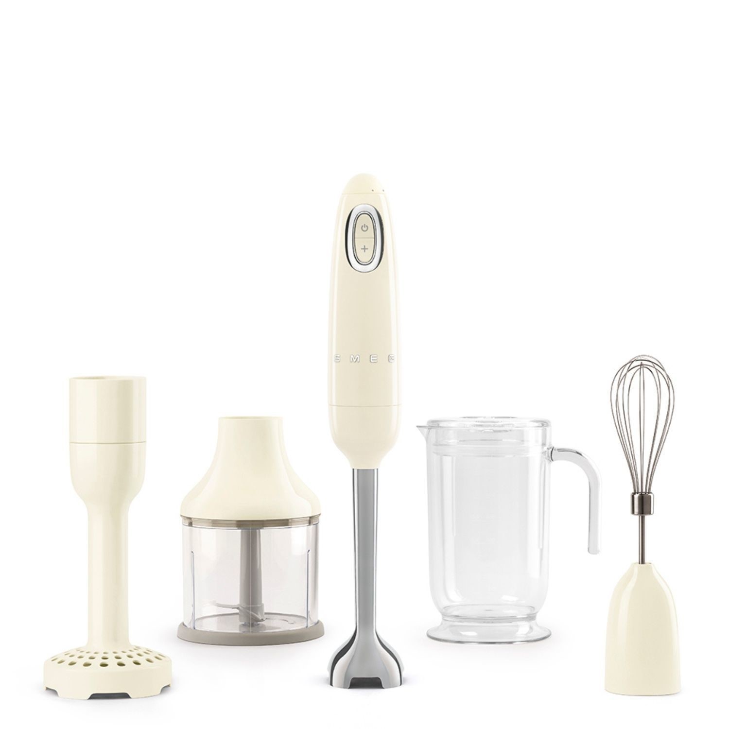 Photos - Mixer Smeg 50's Style Hand Blenders with Accessories - Cream 