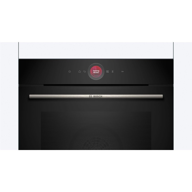 Refurbished Bosch Series 8 HBG7341B1B 60cm Single Built In Electric Oven Black