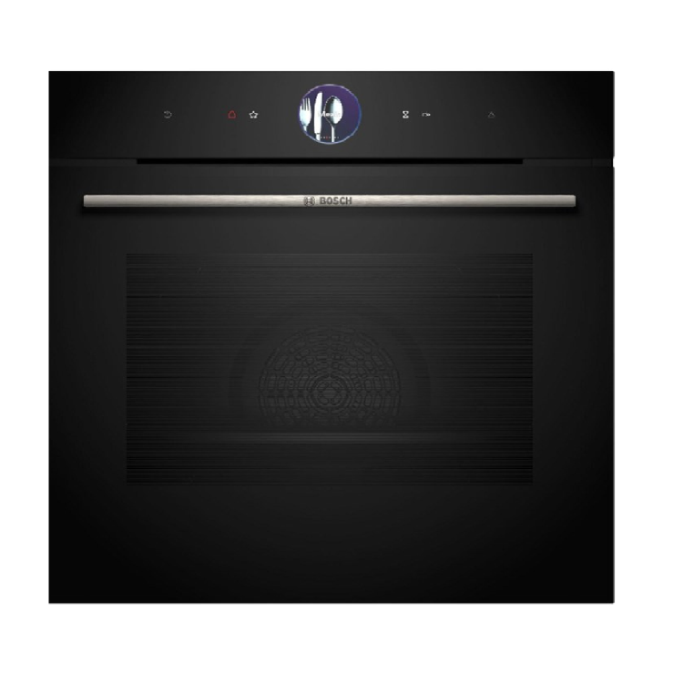 Refurbished Bosch HBG7764B1B Single Built In Electric Oven Black