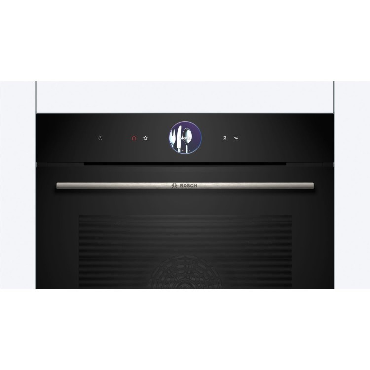 Refurbished Bosch HBG7764B1B Single Built In Electric Oven Black