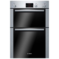 Bosch HBM13B251B Classixx Electric Built-in Double Fan Oven Brushed Steel