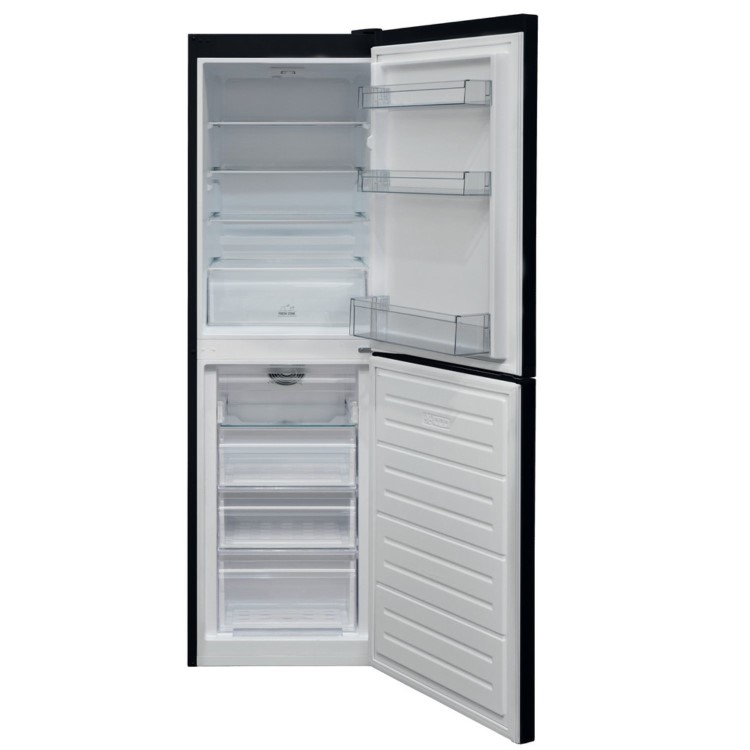 Hotpoint 248 Litre 50/50 Freestanding Fridge Freezer - Black