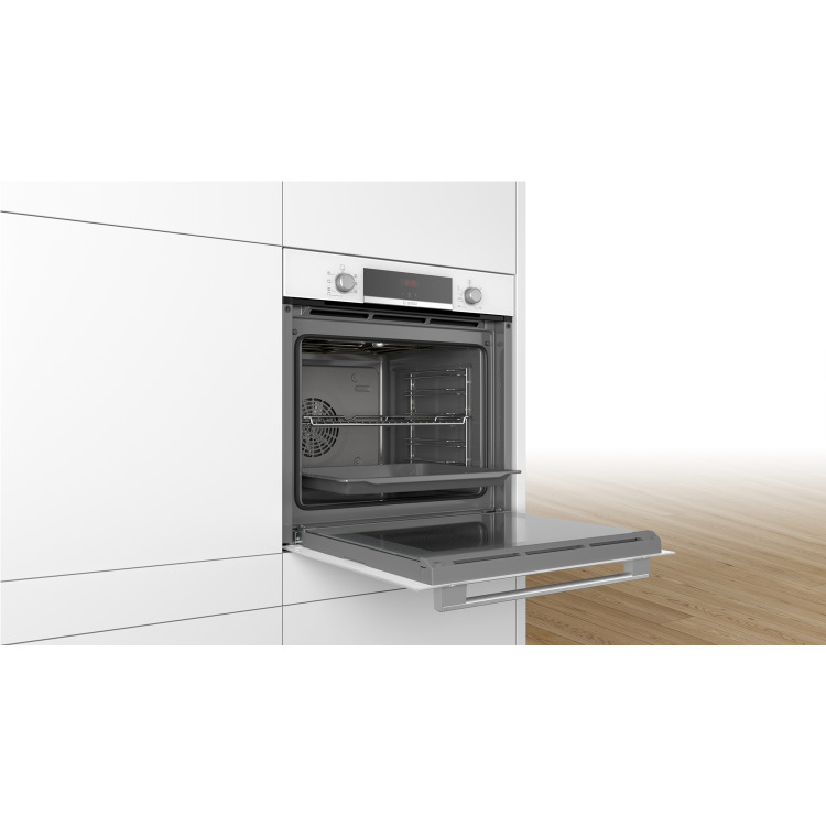 Refurbished Bosch Serie 4 HBS534BW0B 60cm Single Built In Electric Oven White