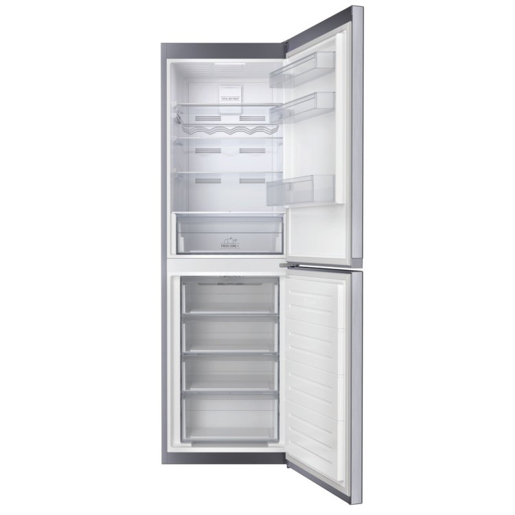 Hotpoint 322 Litre 50/50 Freestanding Fridge Freezer - Inox