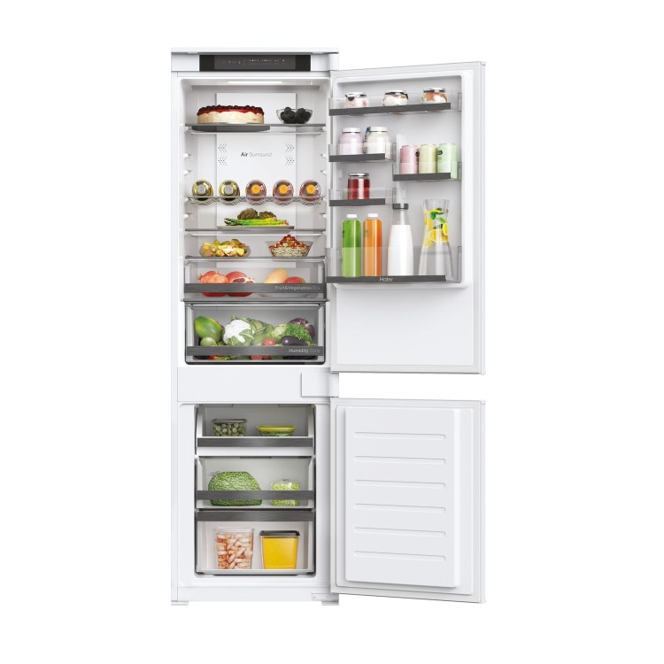 Refurbished Haier Series 6 HBW5518DK Integrated 248 Litre 60/40 Frost Free Fridge Freezer