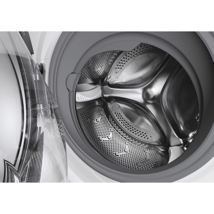 Hoover H-Wash 300 PRO 9kg 1600rpm Integrated Washing Machine White Chrome Door