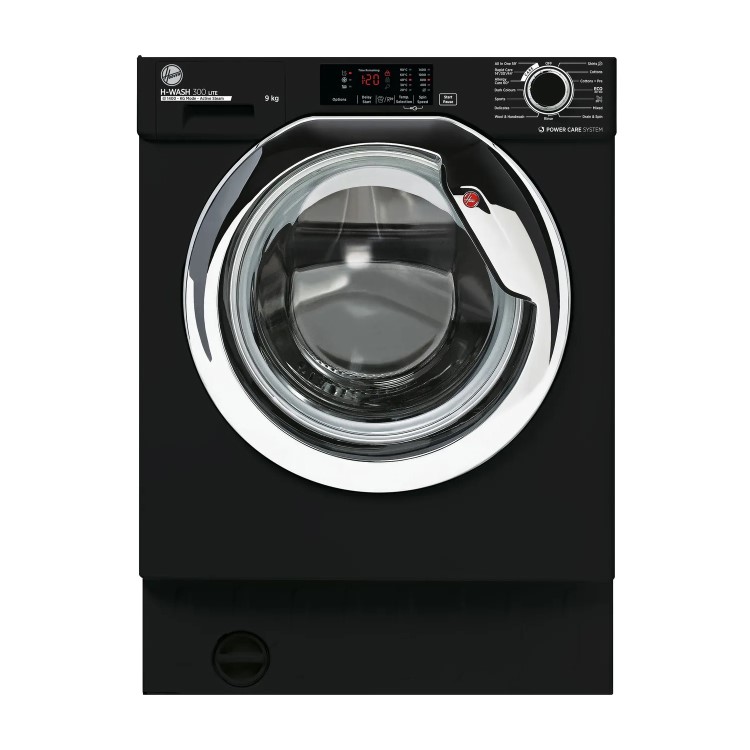 Hoover WASH 300 9kg 1400rpm Integrated Washing Machine - Black