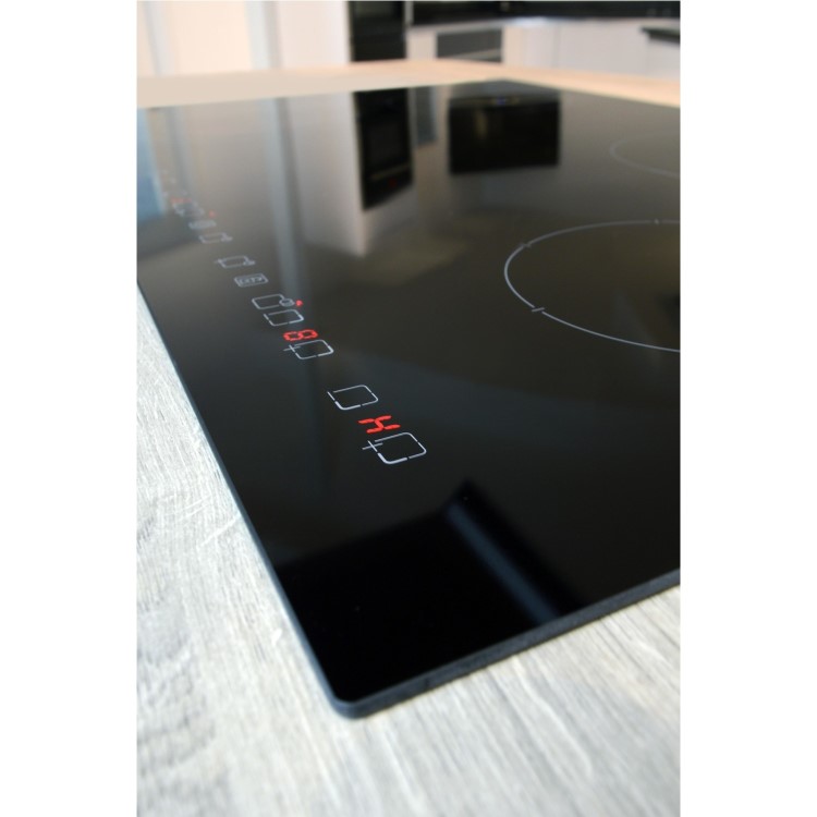 CDA HC7600FR 77cm Touch Control Four Zone Frameless Ceramic Hob With 2 Dual Zones