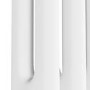 Reggio White Horizontal Double Column Traditional Radiator 300x830mm 1470 BTU - Cast Iron Style