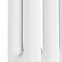 Reggio White Horizontal Double Column Traditional Radiator 300x425mm 735 BTU - Cast Iron Style