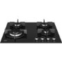 Refurbished Beko HCLW64222S 60cm 4 Burner Gas on Glass Hob Black