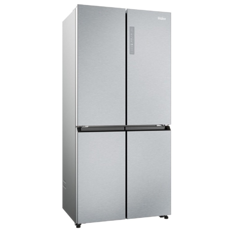 Haier Cube 83 Series 3 467 Litre 4 Door American Fridge Freezer - Silver