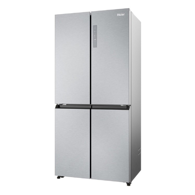 Haier Cube 83 Series 3 467 Litre 4 Door American Fridge Freezer - Silver