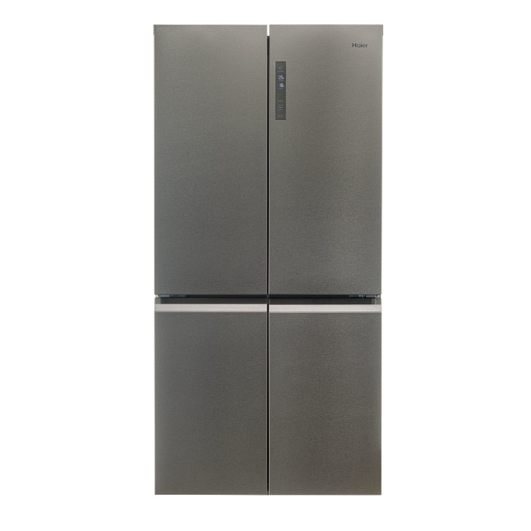 Haier Series 5 643 Litre Side-by-Side American Fridge Freezer - Stainless steel