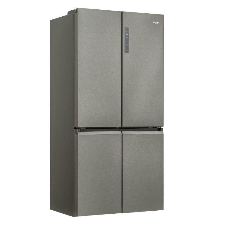 Haier Series 5 643 Litre Side-by-Side American Fridge Freezer - Stainless steel