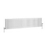 Reggio White Horizontal Triple Column Traditional Radiator 300x1460mm 3301 BTU - Cast Iron Style