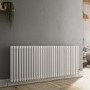 Reggio White Horizontal Triple Column Traditional Radiator 600x1460mm 6367 BTU - Cast Iron Style