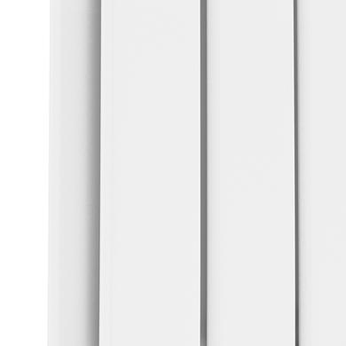 Riace White Horizontal Flat Designer Radiator 600x748mm Double Panel 2827 BTU