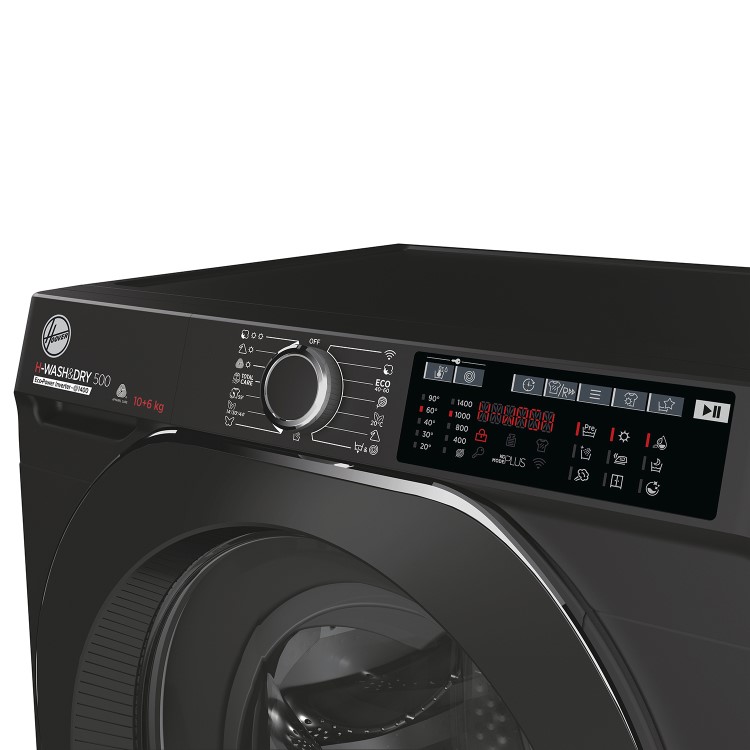 Hoover H-Wash 500 10kg Wash 6kg Dry 1400rpm Washer Dryer - Black