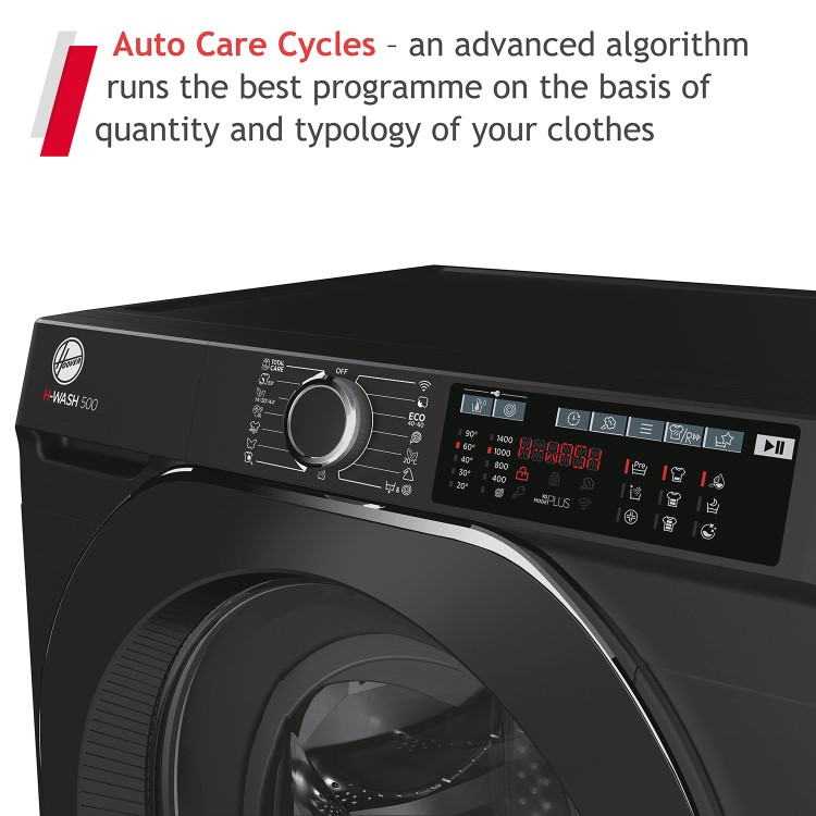 Hoover H-Wash 500 10kg Wash 6kg Dry 1400rpm Washer Dryer - Black