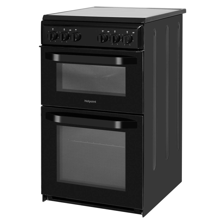 Hotpoint 50cm Electric Cooker - Black