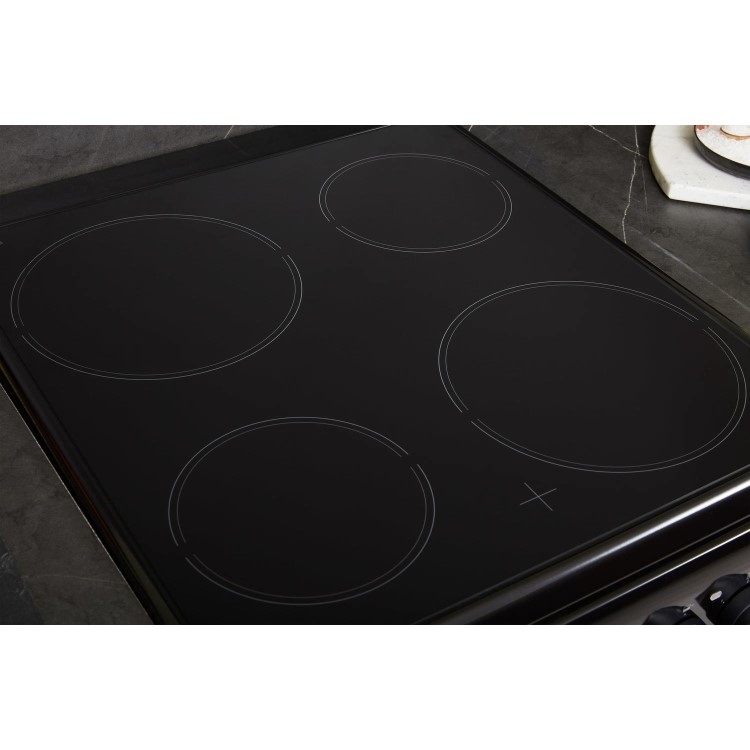 Hotpoint 50cm Electric Cooker - Black