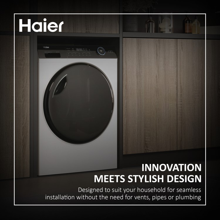 Haier 979  iPro Series 7 9kg Heat Pump Tumble Dryer - Graphite 