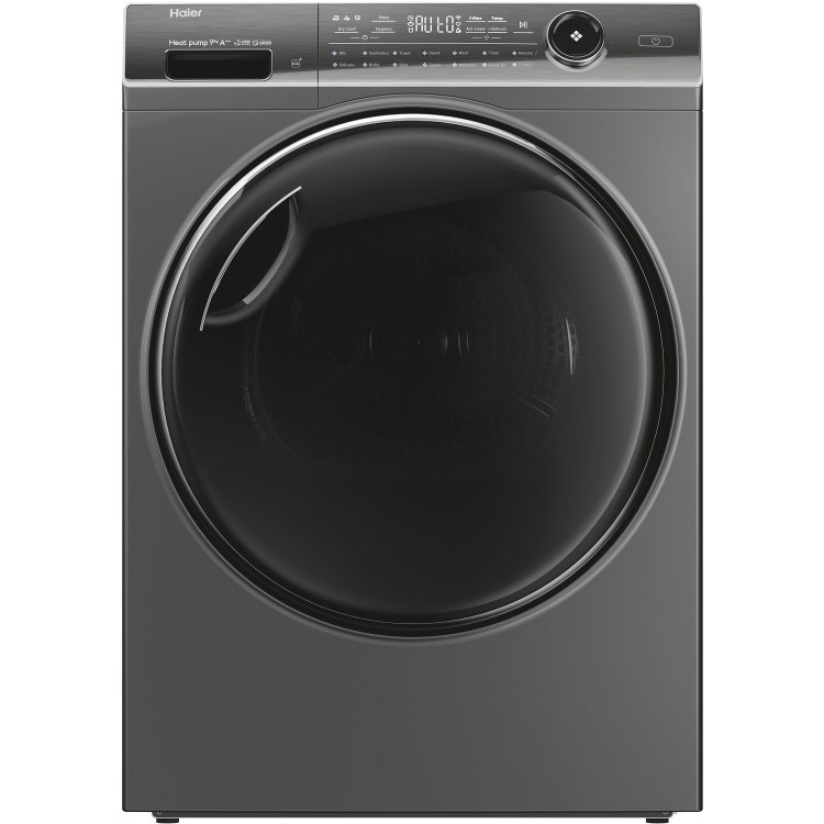 Haier 979  iPro Series 7 9kg Heat Pump Tumble Dryer - Graphite 