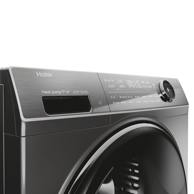 Haier 979  iPro Series 7 9kg Heat Pump Tumble Dryer - Graphite 