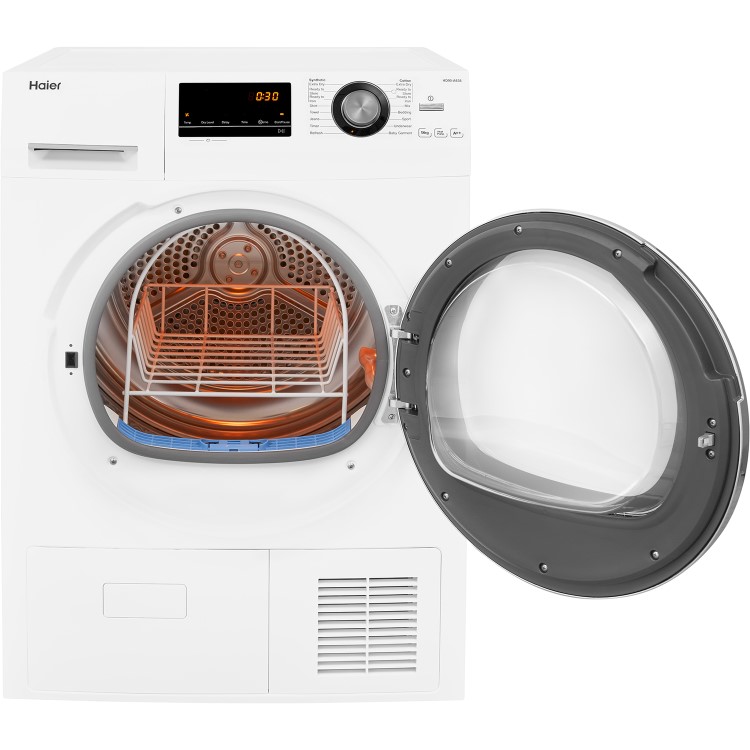 Haier Haier 9kg Freestanding Heat Pump Tumble Dryer - White