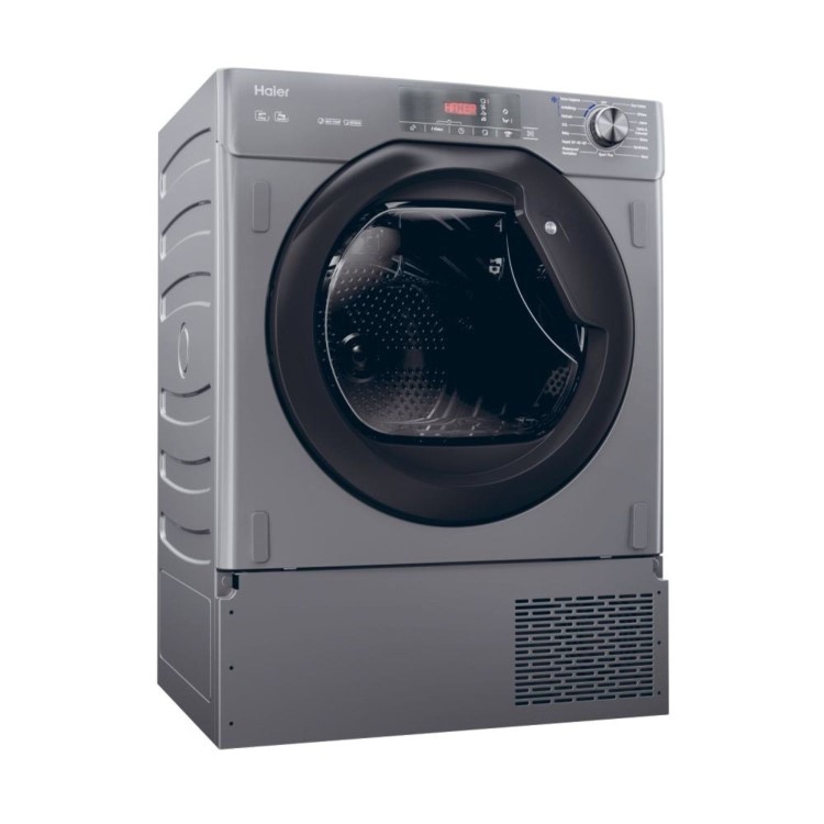 Haier Series 4 7kg Integrated Heat Pump Tumble Dryer - Graphite