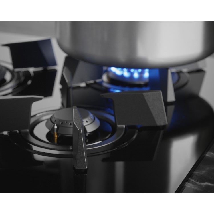 AEG 8000 Series Dual Fuel Hob with 3 Induction Zones and 2 Gas Burners