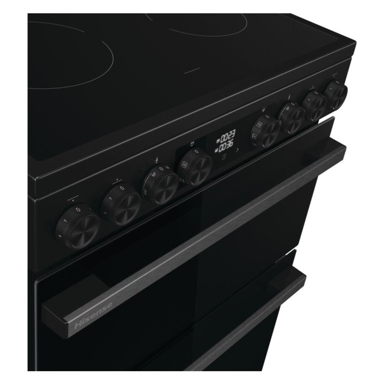 Hisense 60cm Electric Cooker - Black