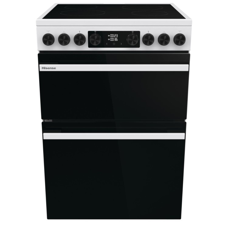 Hisense 60cm Electric Cooker - White